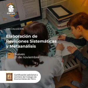 ESPECIALIZACIÓN EN REVISIONES SISTEMÁTICAS Y METAANÁLISIS