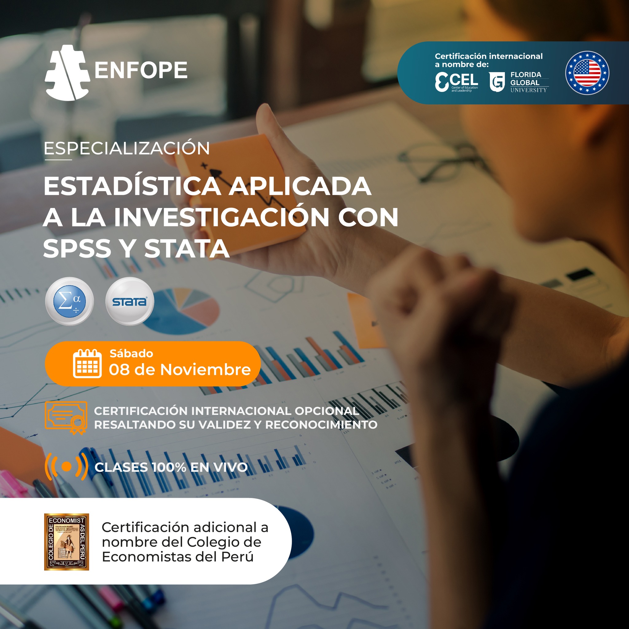 ESPECIALIZACIÓN EN ESTADÍSTICA AVANZADA PARA LA INVESTIGACIÓN CON SPSS Y STATA