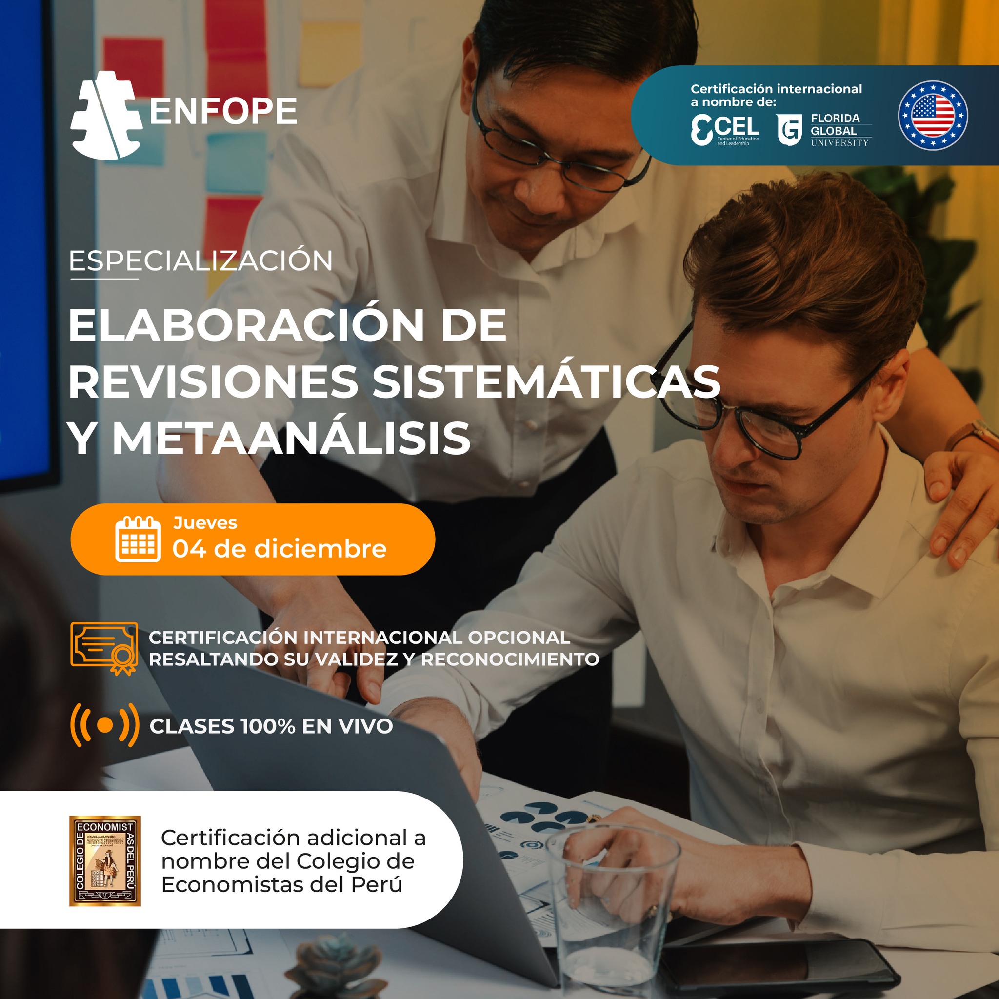 ESPECIALIZACIÓN EN ELABORACIÓN DE REVISIONES SISTEMÁTICAS Y METAANÁLISIS